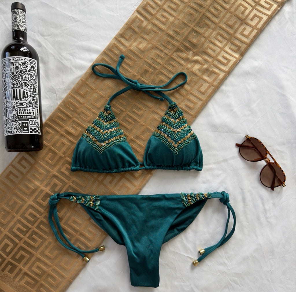 Teal Barbados Bikini