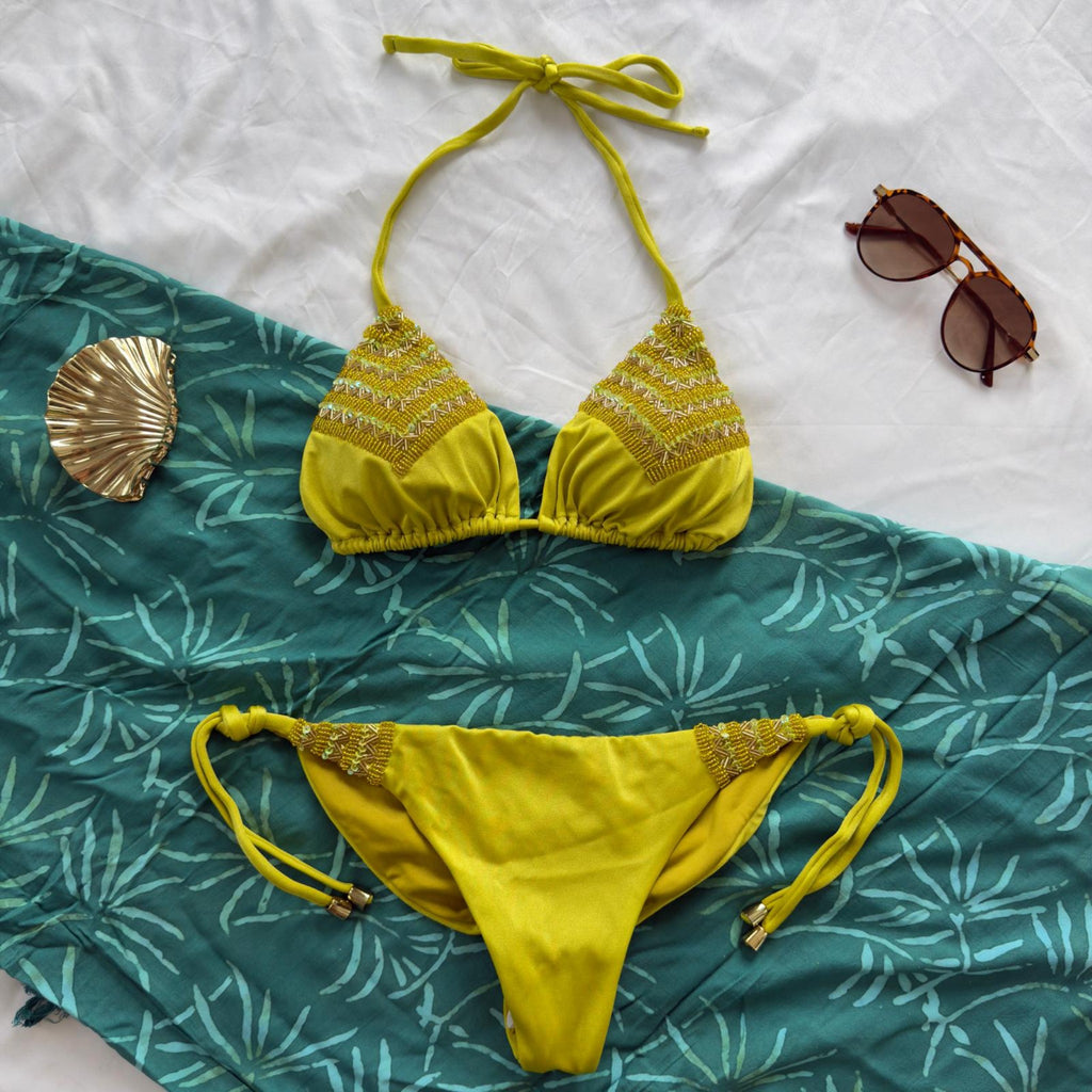 Lime Barbados Bikini