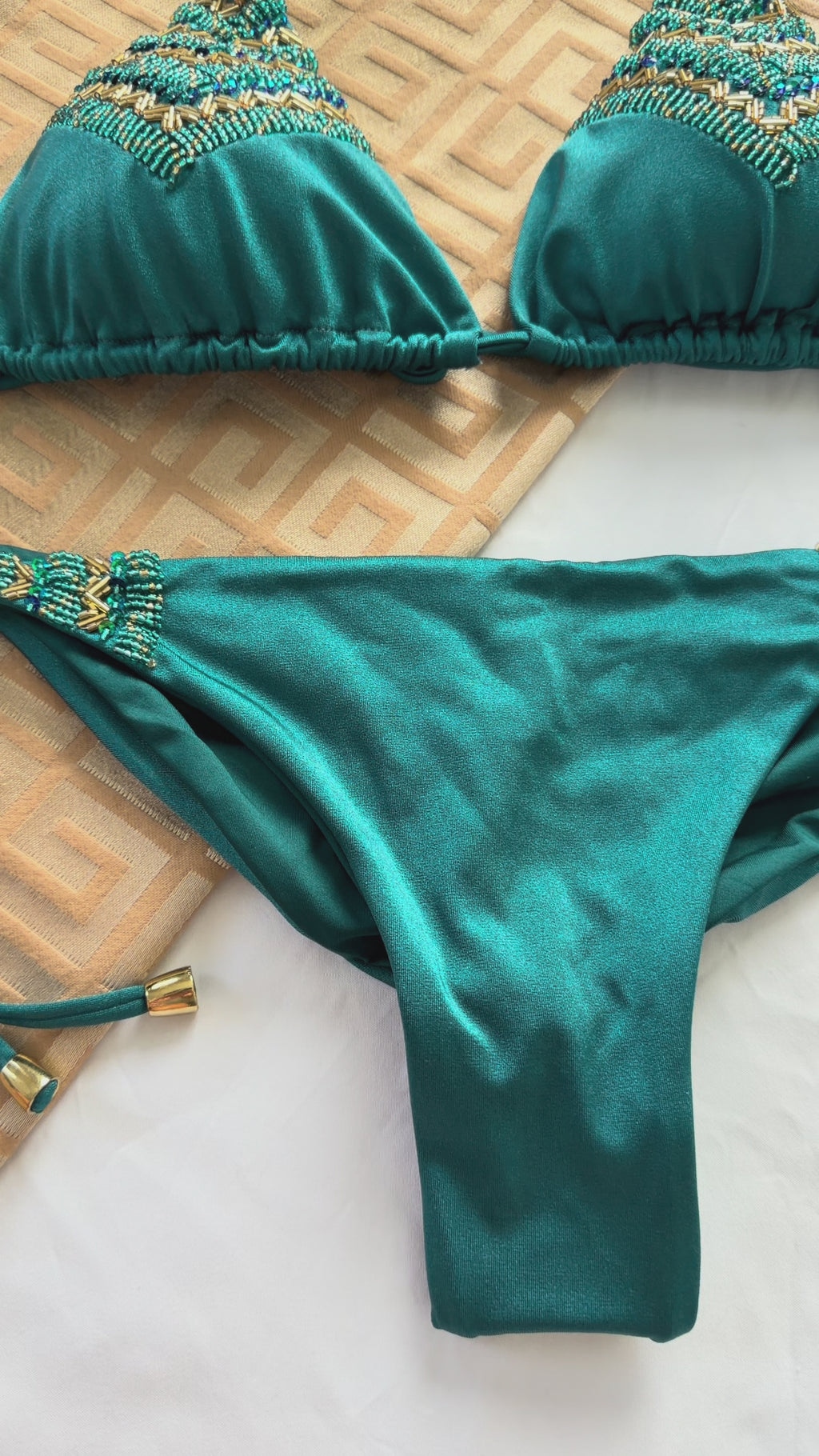 Teal Barbados Bikini